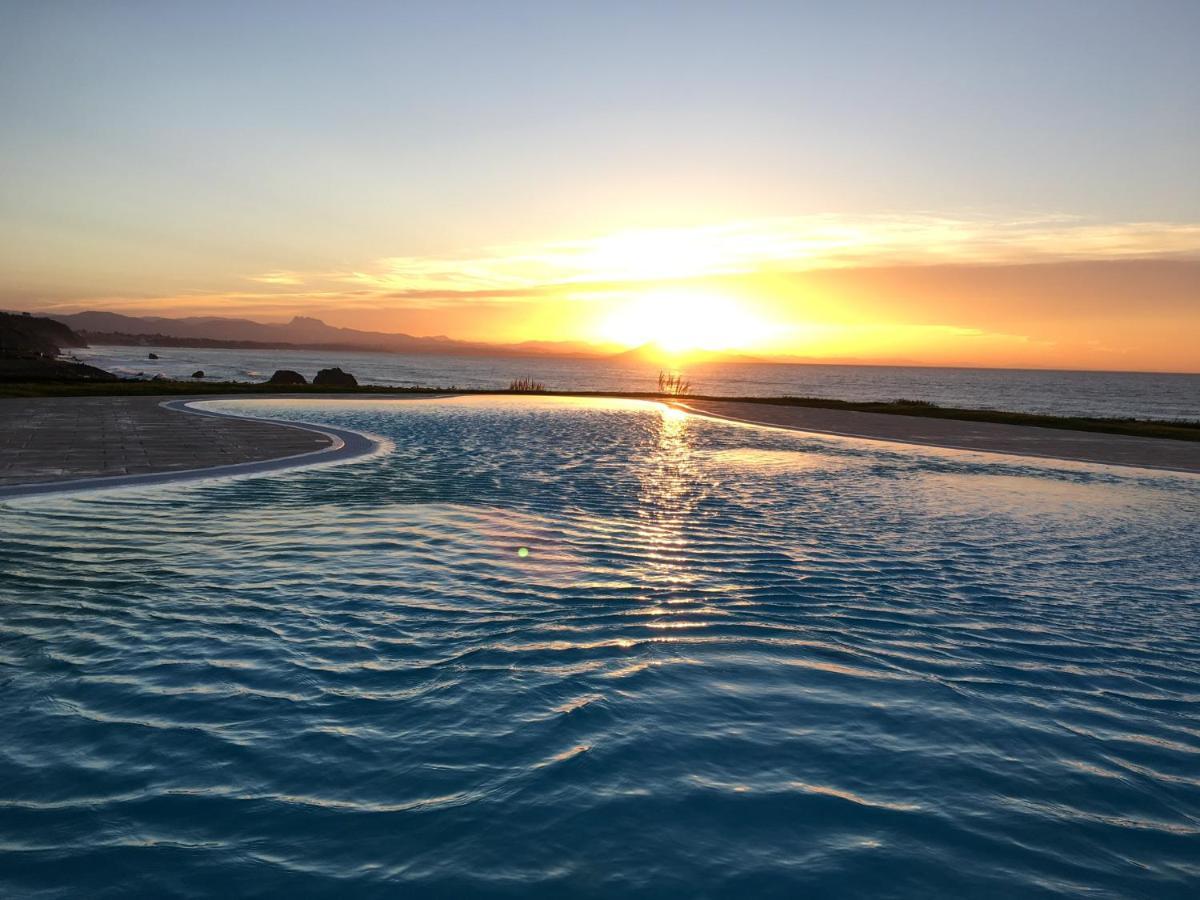 شقة بياريتز  في Petit Studio Terrasse Rez De Jardin Piscine Sur L'Ocean المظهر الخارجي الصورة